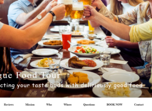 Realizované stránky - Prague Food Tour